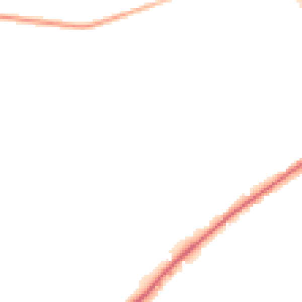 Night-time road noise heatmap for WF8 4BE