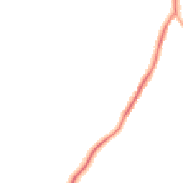 Night-time road noise heatmap for WF8 4LF