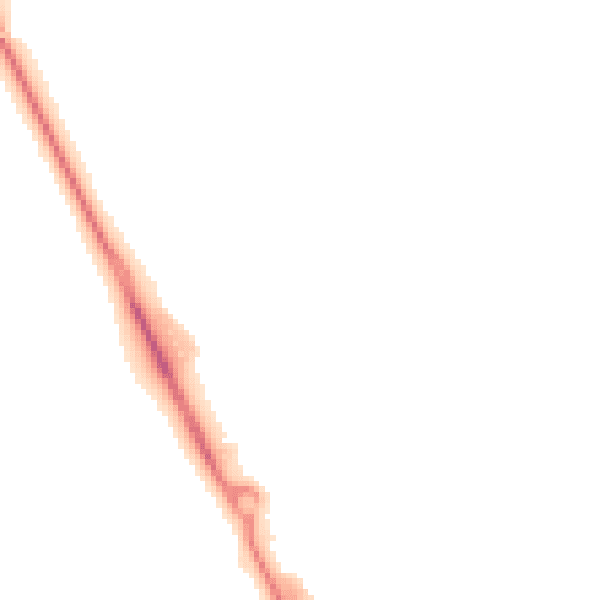 Night-time road noise heatmap for WF8 4SU