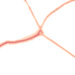 Night-time road noise heatmap for WN2 1DE