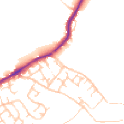 Daytime road noise heatmap for WN2 1JD