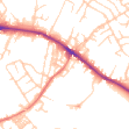 Daytime road noise heatmap for WN2 2DH