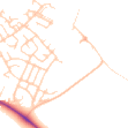 Daytime road noise heatmap for WN2 2JZ