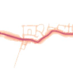 Daytime road noise heatmap for WN2 4AN