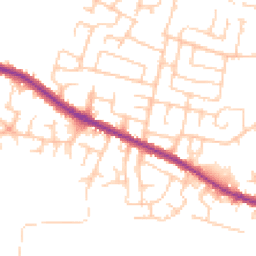 Daytime road noise heatmap for WN2 4QG