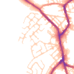 Daytime road noise heatmap for WN2 5FN