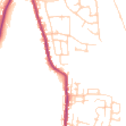 Daytime road noise heatmap for WN2 5RF