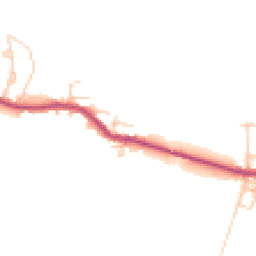 Daytime road noise heatmap for WN2 5TZ