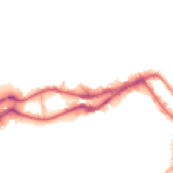 Night-time road noise heatmap for WN3 4AZ
