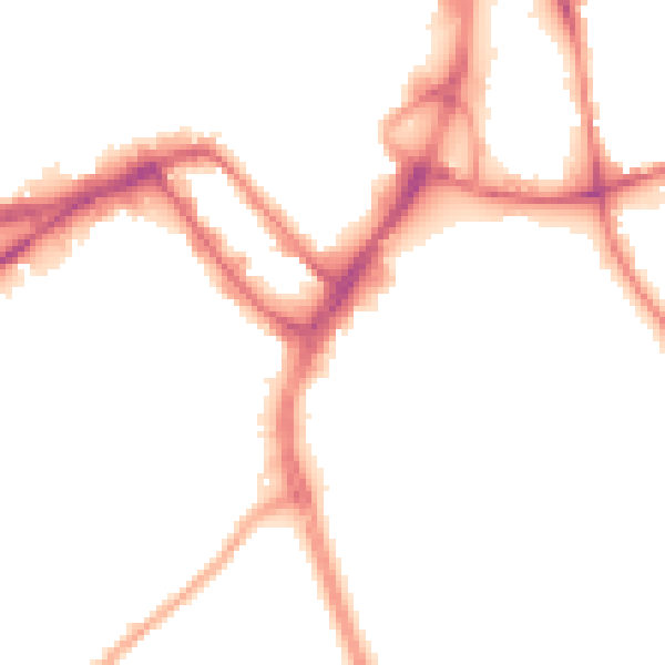 Night-time road noise heatmap for WN3 4HG