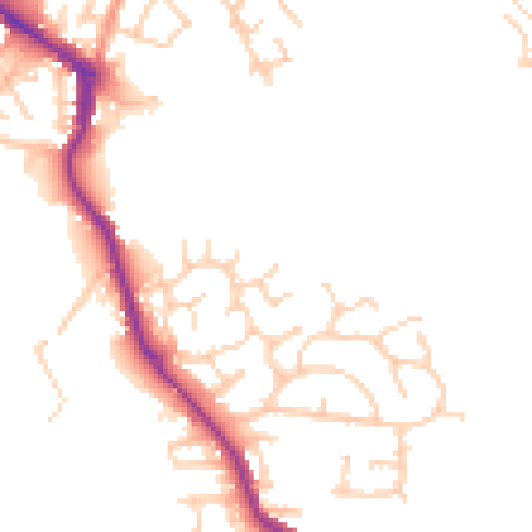 Daytime road noise heatmap for WN3 4JD