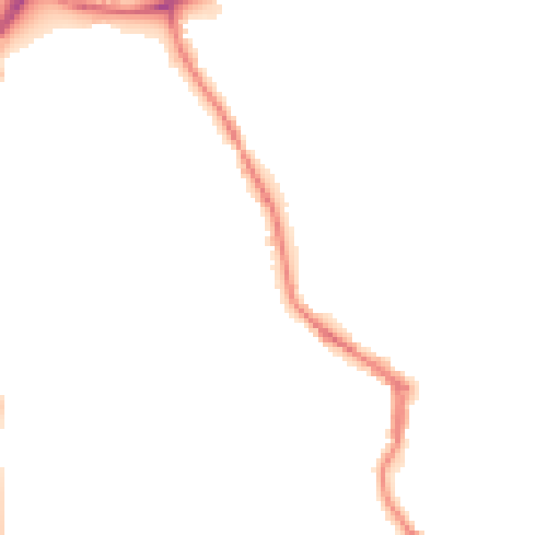 Night-time road noise heatmap for WN3 4LA
