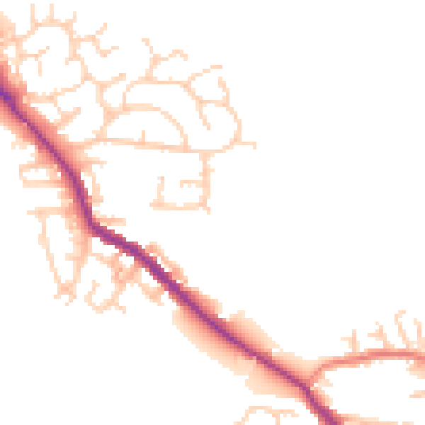 Daytime road noise heatmap for WN3 4PD