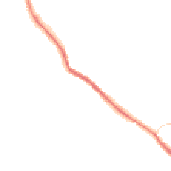 Night-time road noise heatmap for WN3 4UN