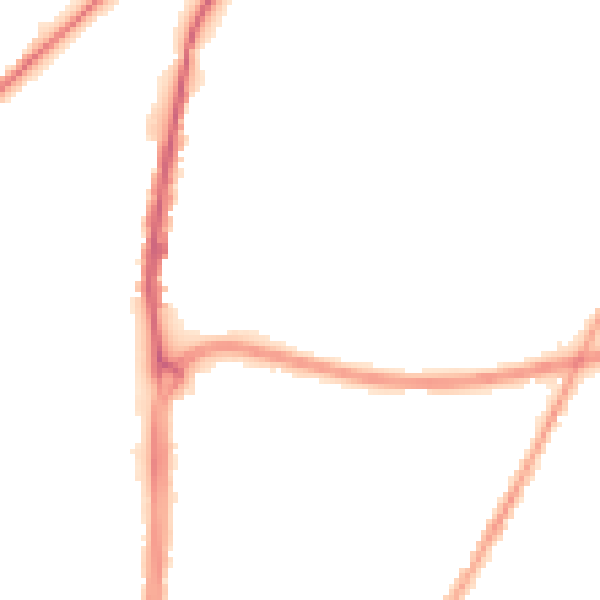 Night-time road noise heatmap for WN3 5WA
