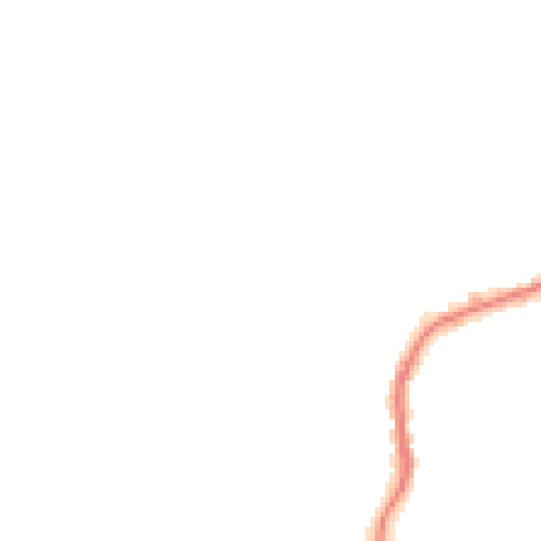 Night-time road noise heatmap for WN3 6AU