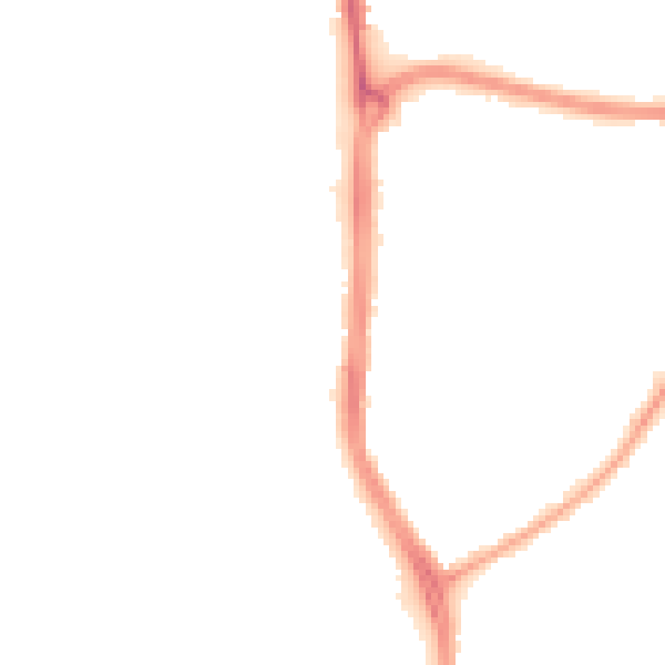 Night-time road noise heatmap for WN3 6GU