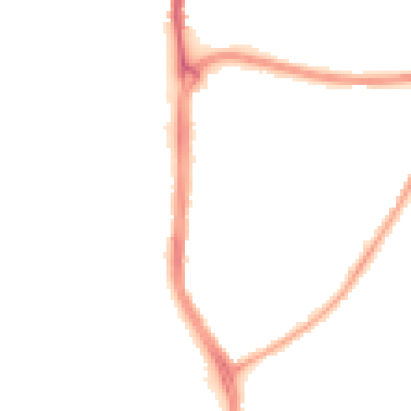 Night-time road noise heatmap for WN3 6QD