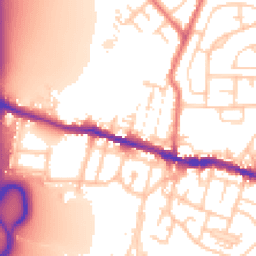 Daytime road noise heatmap for WN5 0AE