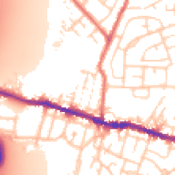 Daytime road noise heatmap for WN5 0AH
