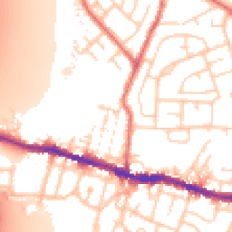 Daytime road noise heatmap for WN5 0AN