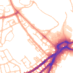 Daytime road noise heatmap for WN5 0AS
