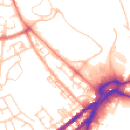 Daytime road noise heatmap for WN5 0AT