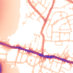 Daytime road noise heatmap for WN5 0AW