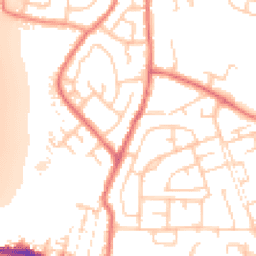 Daytime road noise heatmap for WN5 0BE