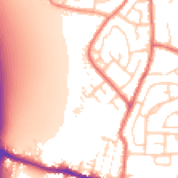 Daytime road noise heatmap for WN5 0DG