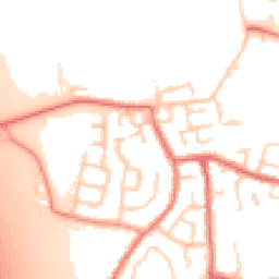 Daytime road noise heatmap for WN5 0HD