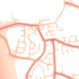 Daytime road noise heatmap for WN5 0HW