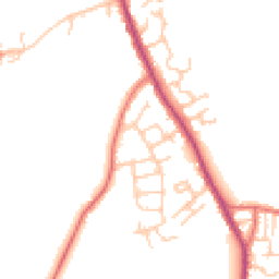 Daytime road noise heatmap for WN5 7DY