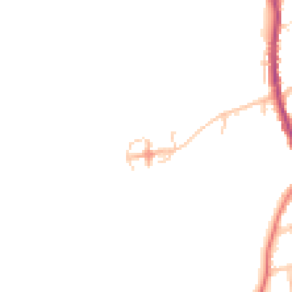 Daytime road noise heatmap for WN5 7FR