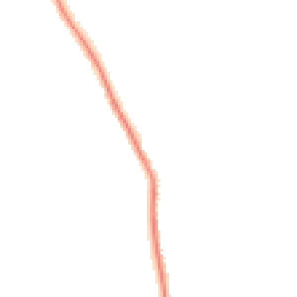 Night-time road noise heatmap for WN5 7JL