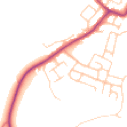 Daytime road noise heatmap for WN5 7QW