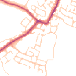 Daytime road noise heatmap for WN5 7TP