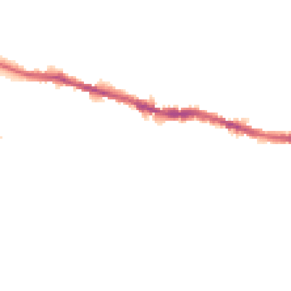 Night-time road noise heatmap for WN5 8JR