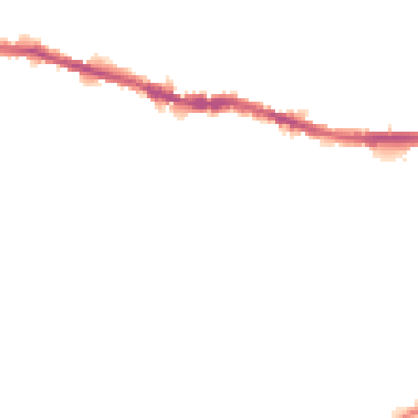 Night-time road noise heatmap for WN5 8JZ