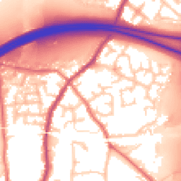 Daytime road noise heatmap for WN5 8TB