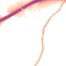 Night-time road noise heatmap for WN5 8TS