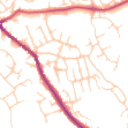 Daytime road noise heatmap for WN6 0EE