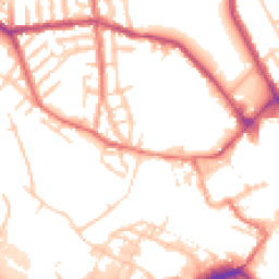 Daytime road noise heatmap for WN6 7DF