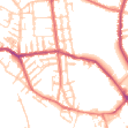 Daytime road noise heatmap for WN6 7EG