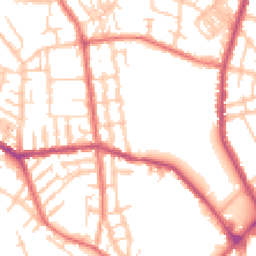 Daytime road noise heatmap for WN6 7HA