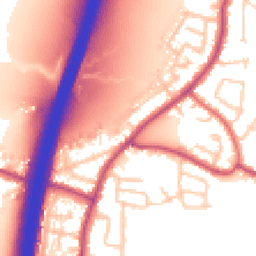Daytime road noise heatmap for WN6 8BP