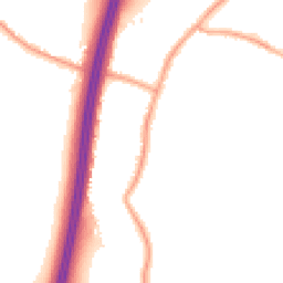 Night-time road noise heatmap for WN6 8HW