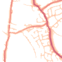 Daytime road noise heatmap for WN6 9LJ
