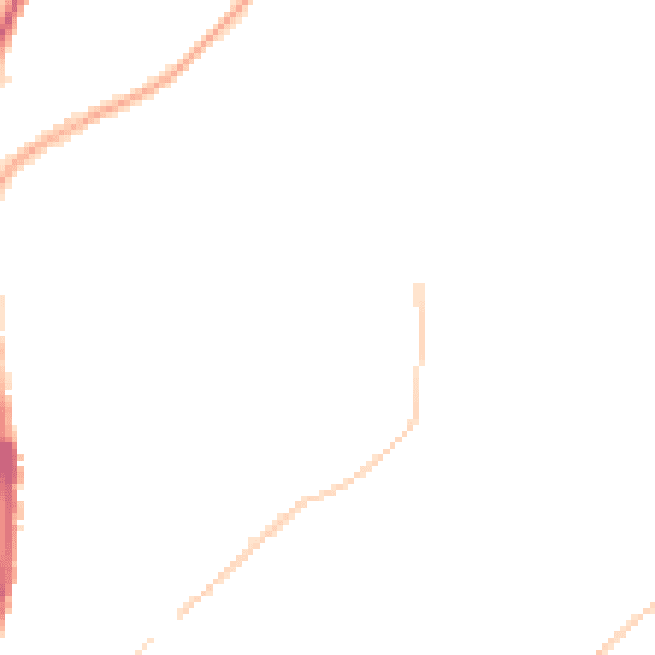 Night-time road noise heatmap for WN7 1EF