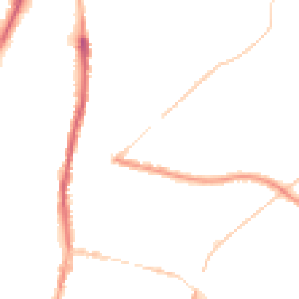 Night-time road noise heatmap for WN7 1EZ